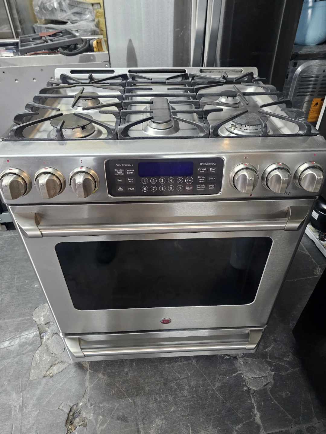 GE Cafe 30in  Gas Range