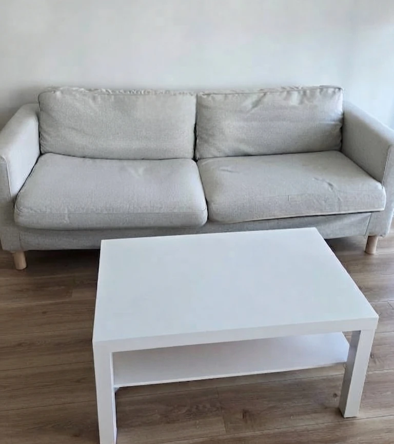 IKEA PÄRUP 3-Seat Sofa - Gunnared Beige