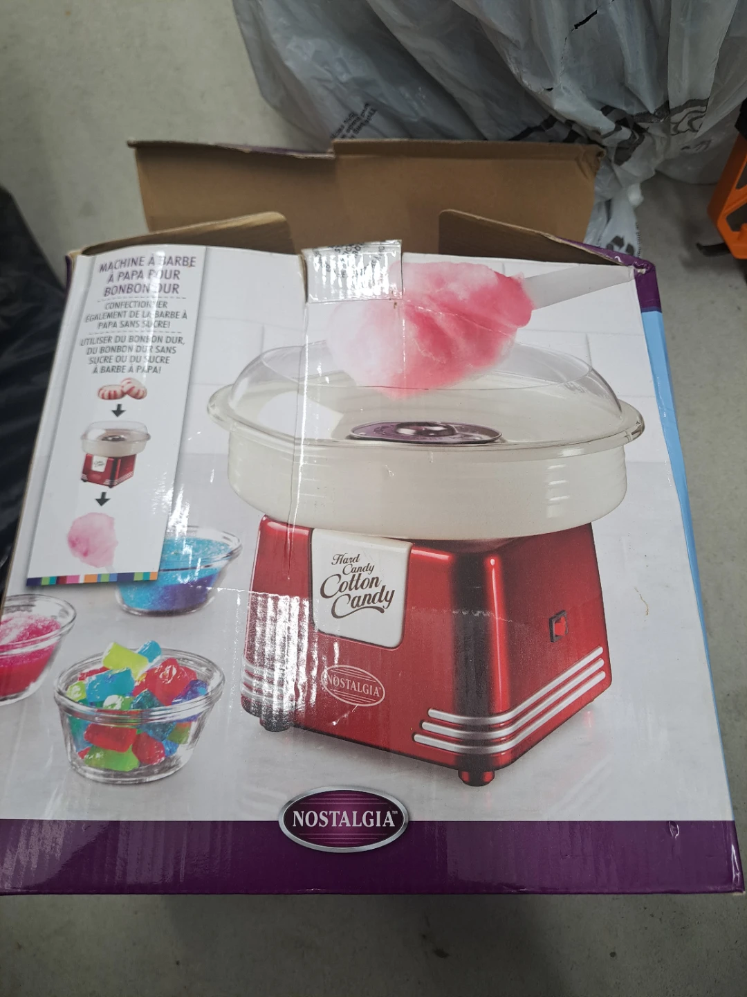 Nostalgia Hard Candy Cotton Candy Maker