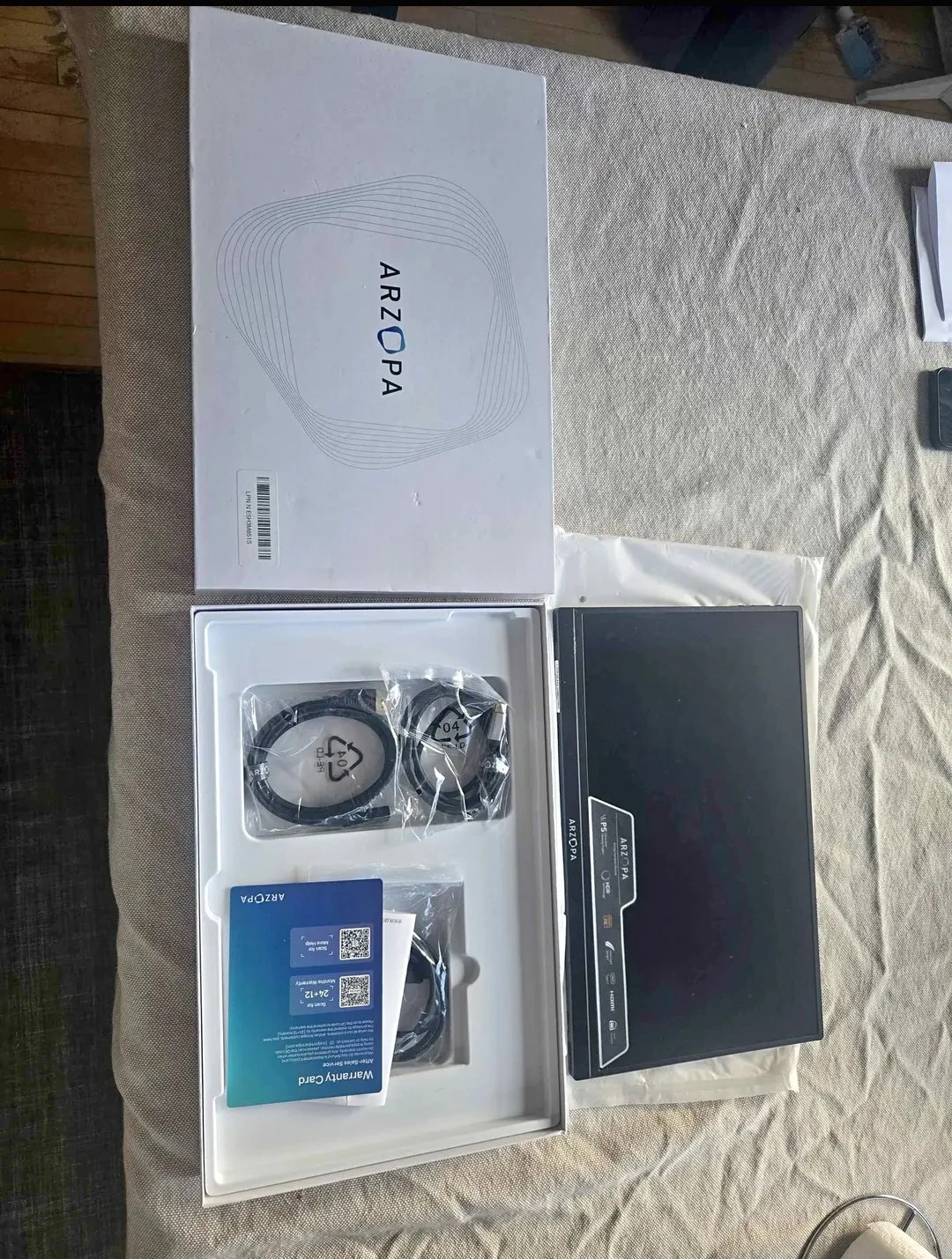 ARZOPA 15.6” FHD Portable Monitor – Brand New