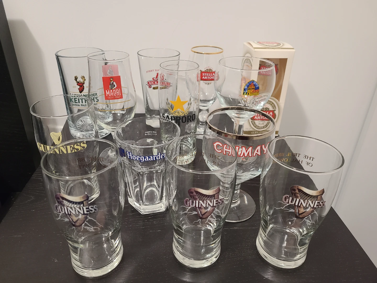 Large Collection of Branded Beer and Whiskey Glasses - $1 Each - photo 2