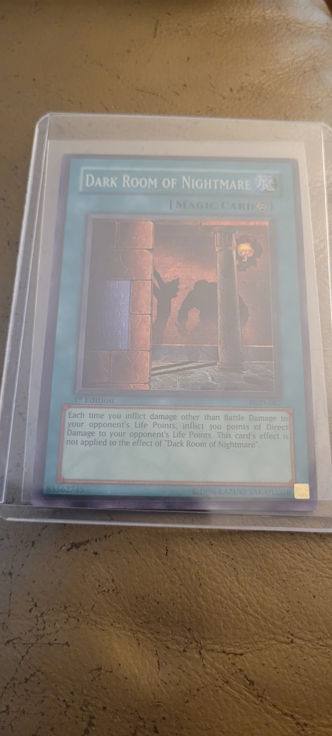 Yu-Gi-Oh! Dark Room of Nightmare 1st Edition Card