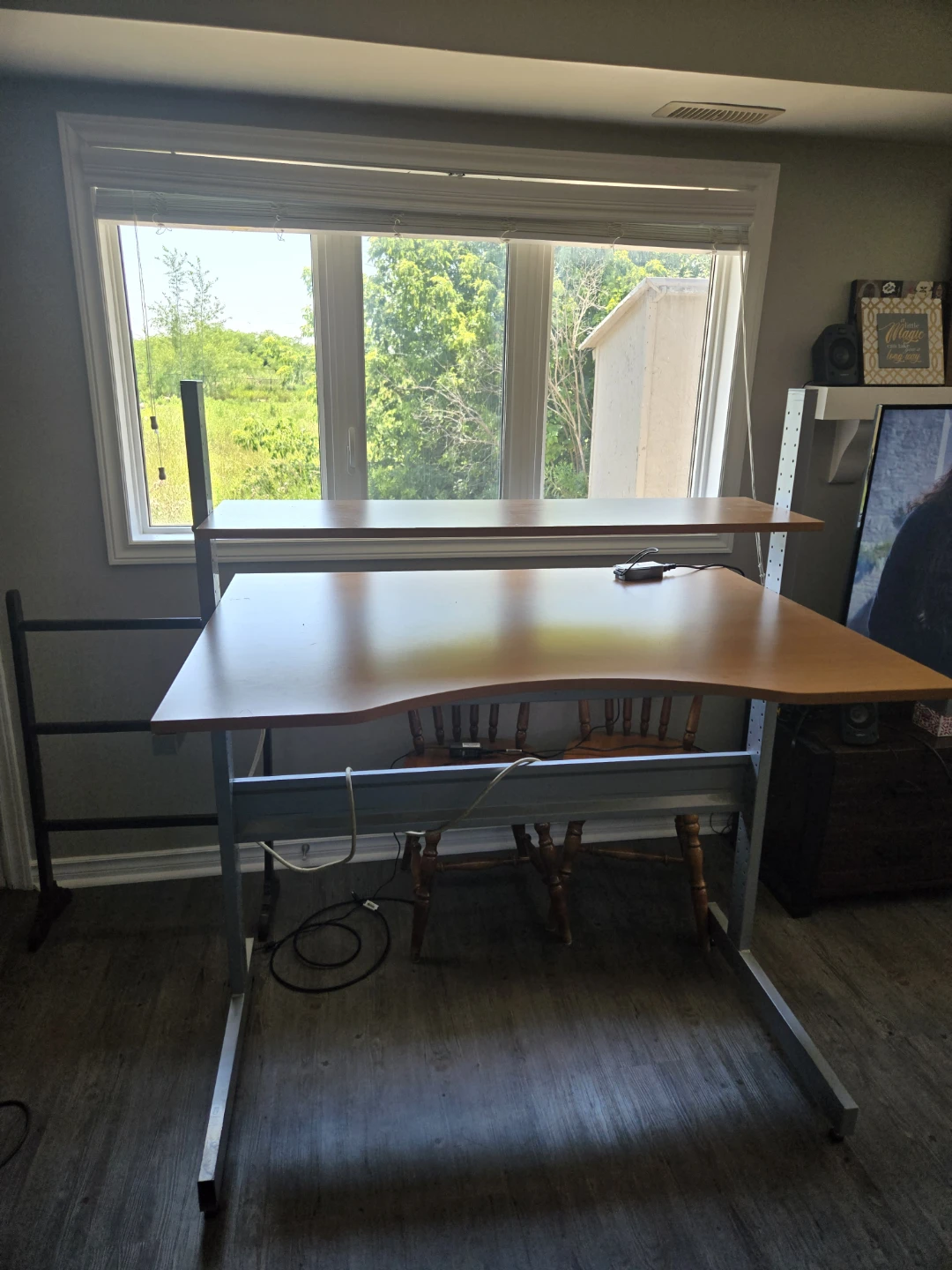 Two-Tier Adjustable Standing Desk - photo 2