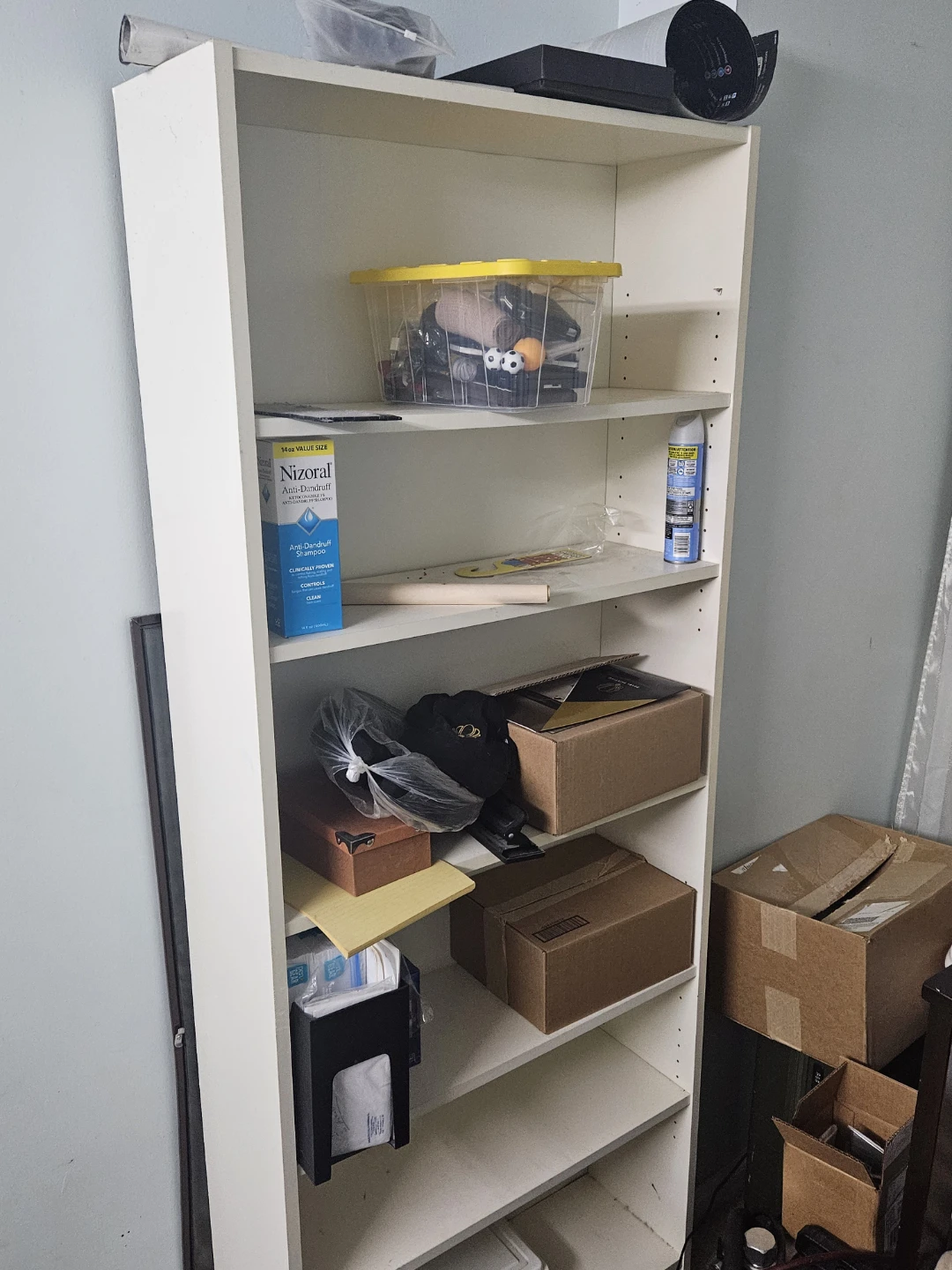 Tall White Bookshelf
