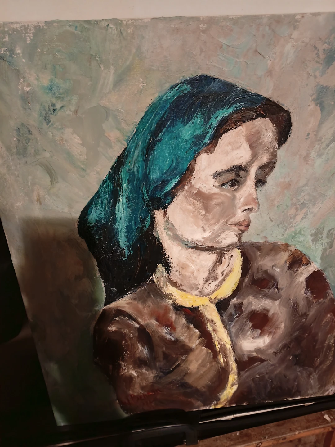 Two Original Hand-Painted Portraits