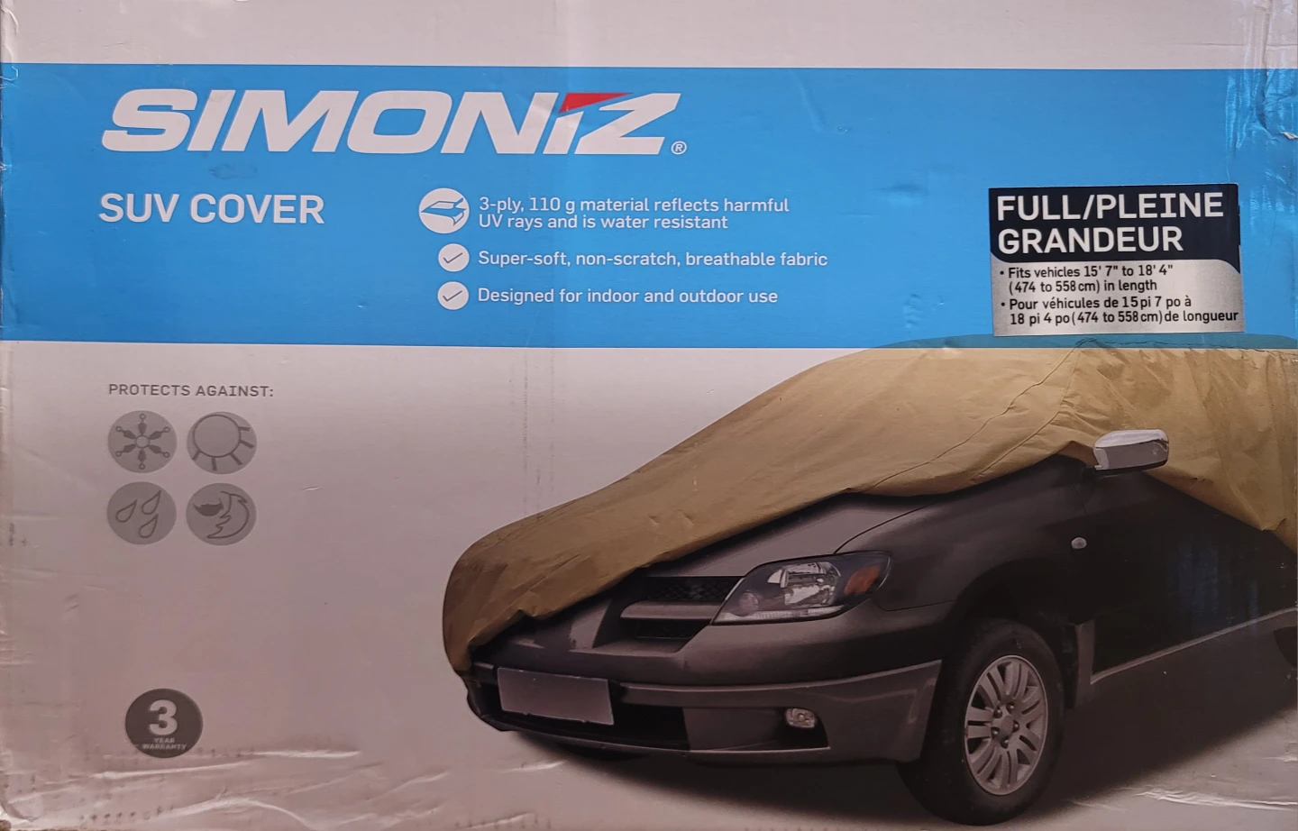 Simoniz SUV Cover - Full/Grandeur Size