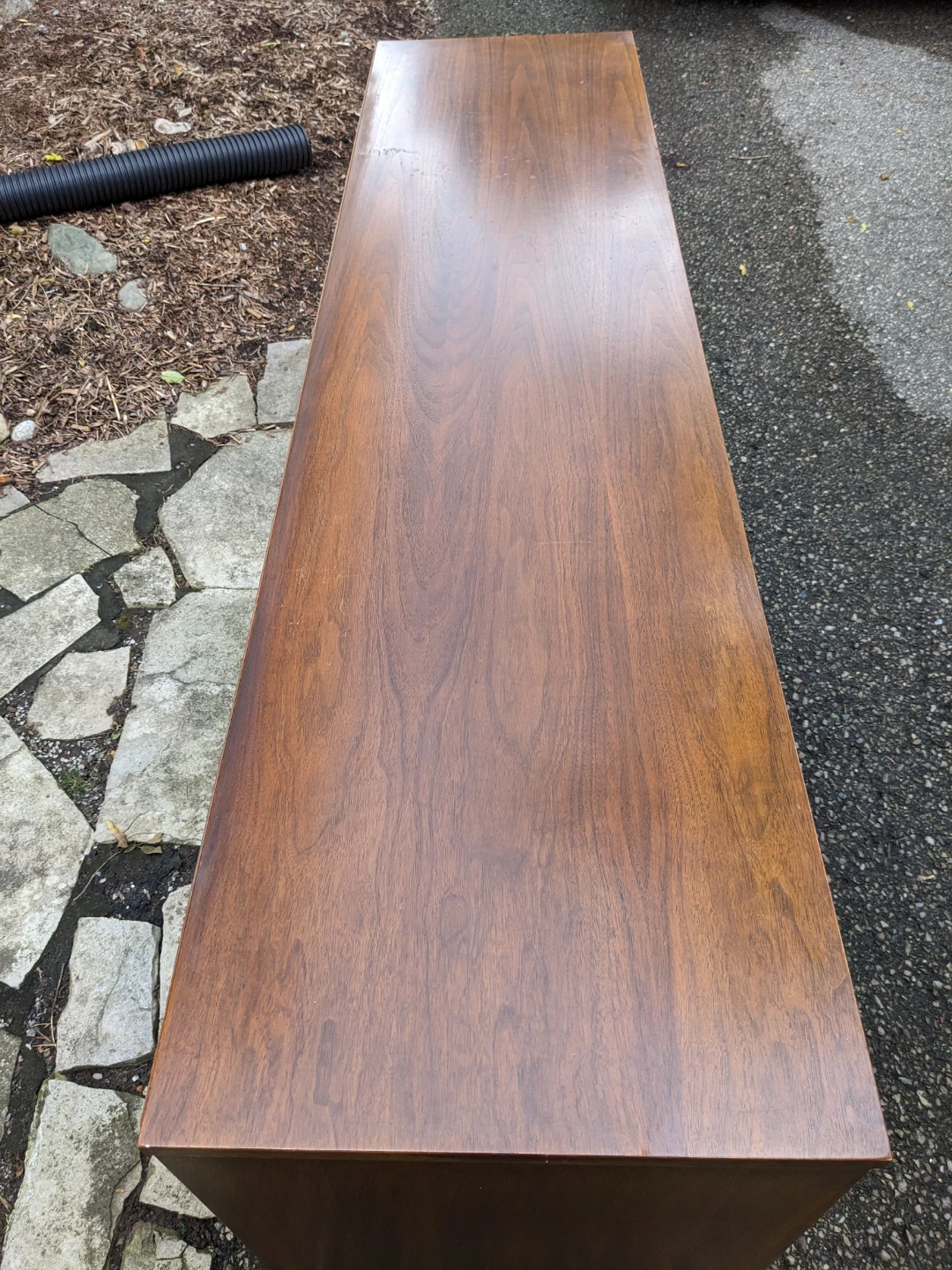MCM Walnut 9 Drawer Dresser by Victoriaville - photo 5