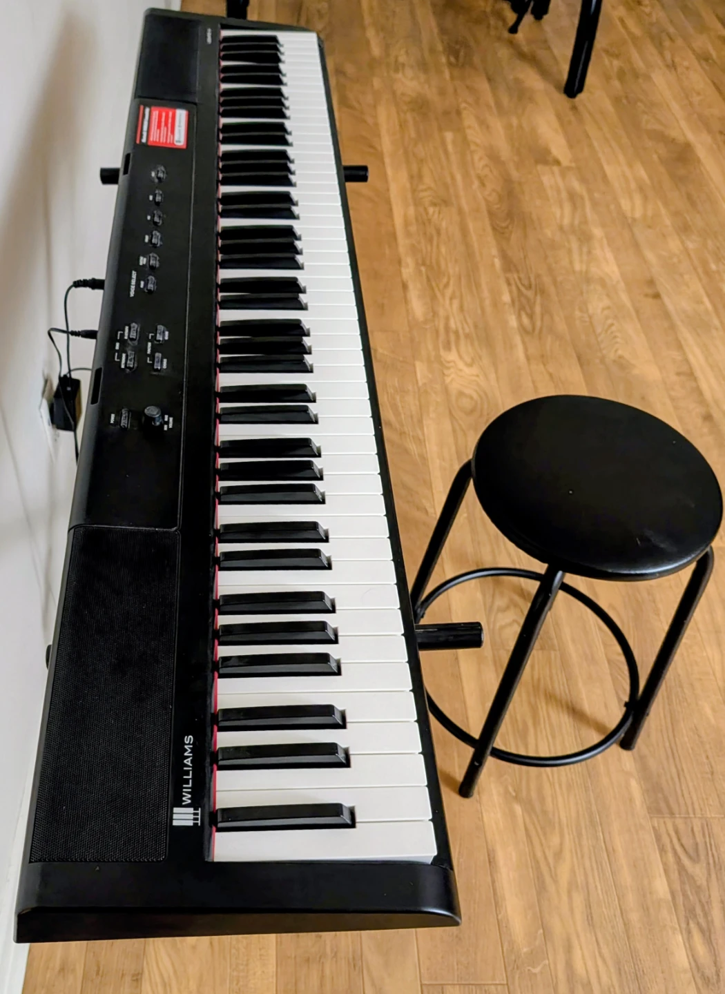 88 keys Williams Digital Piano with Stand and Stool - photo 2