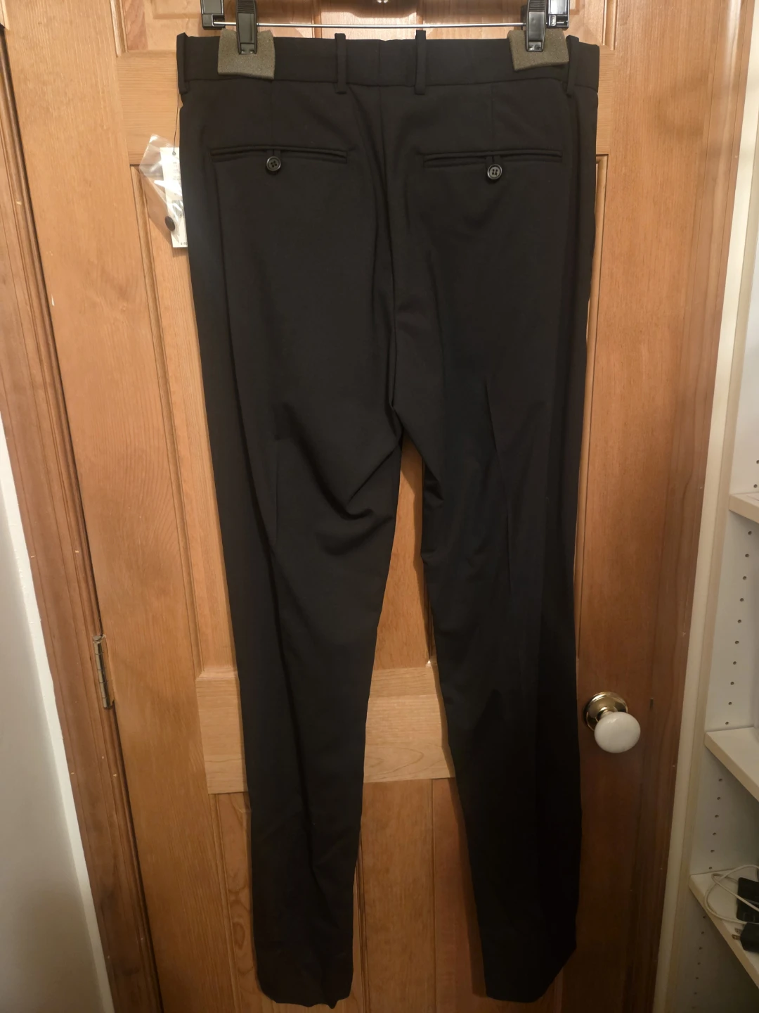 Theory Coby u Edison Black Pants Size 33🏈 - photo 2