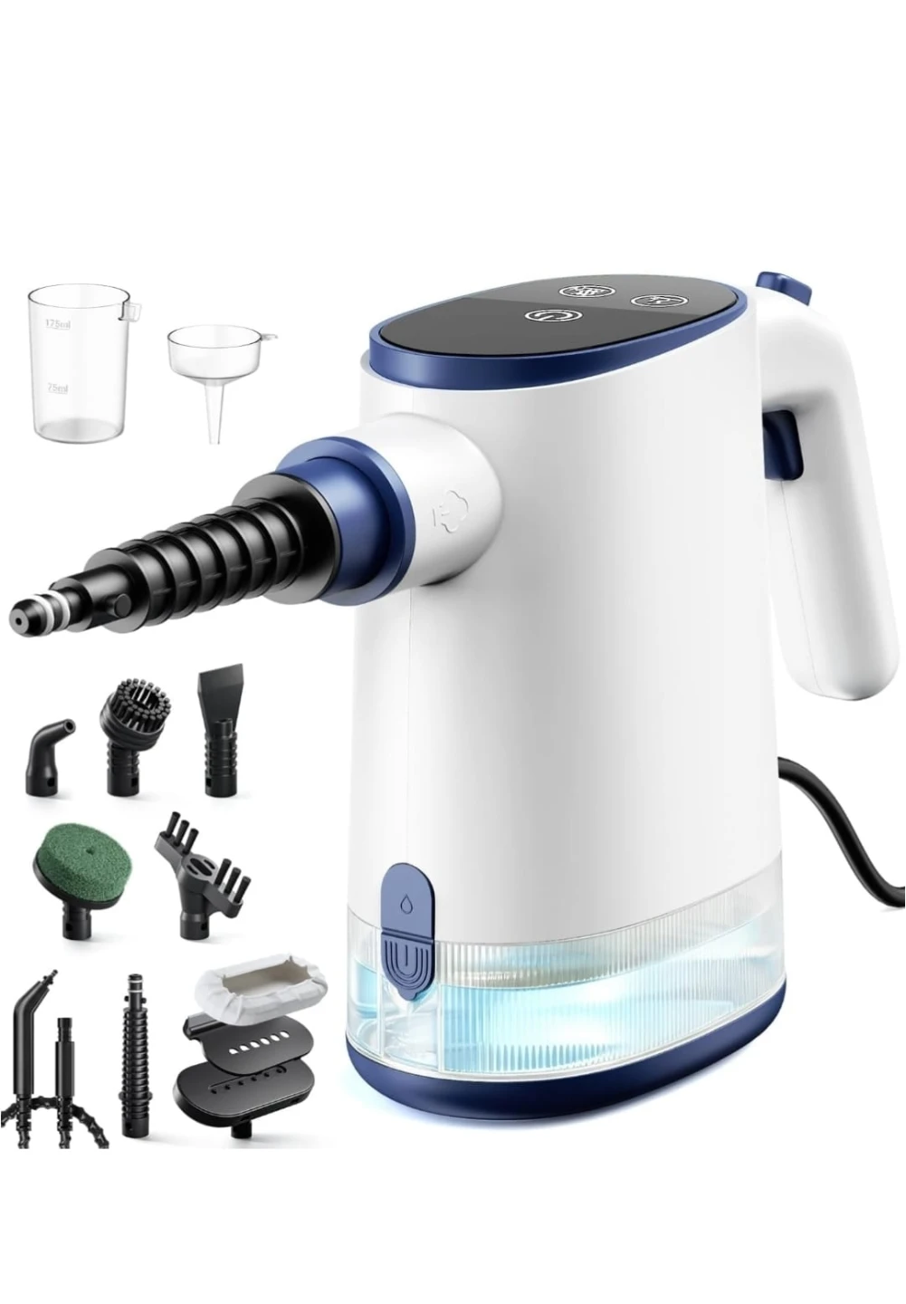 Steam Cleaner with Multiple Attachments