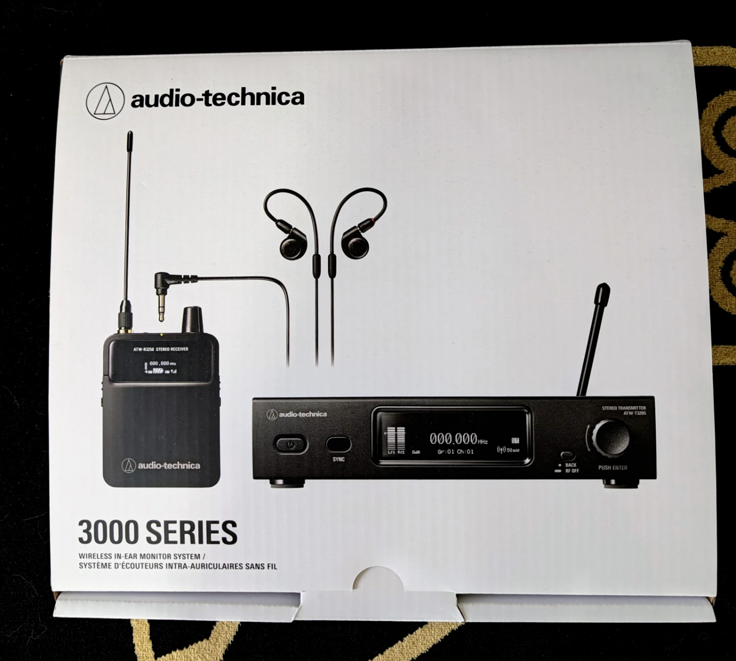 Audio Technica In Ear Monitor System 3000 series.