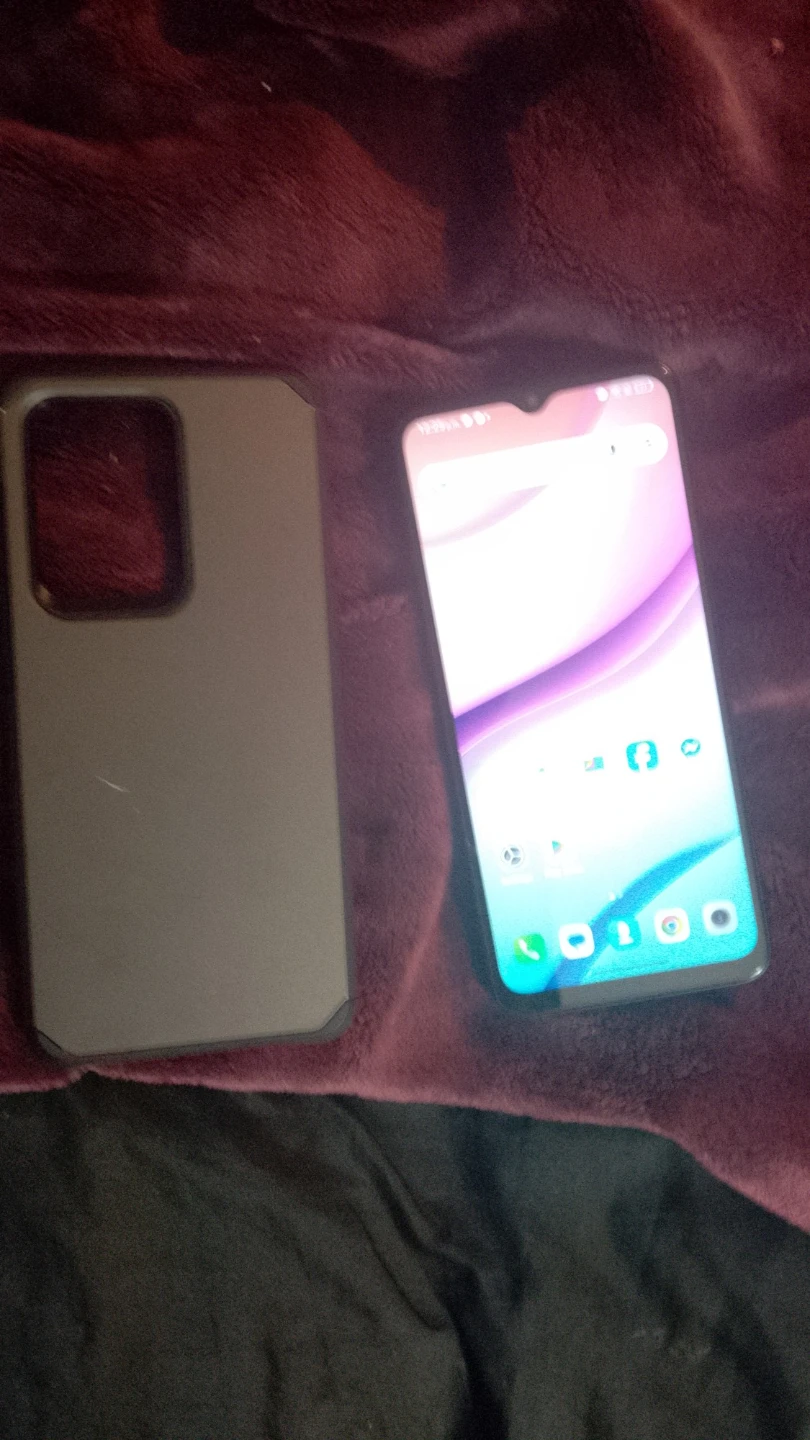 TCL K12 Smartphone with protective case