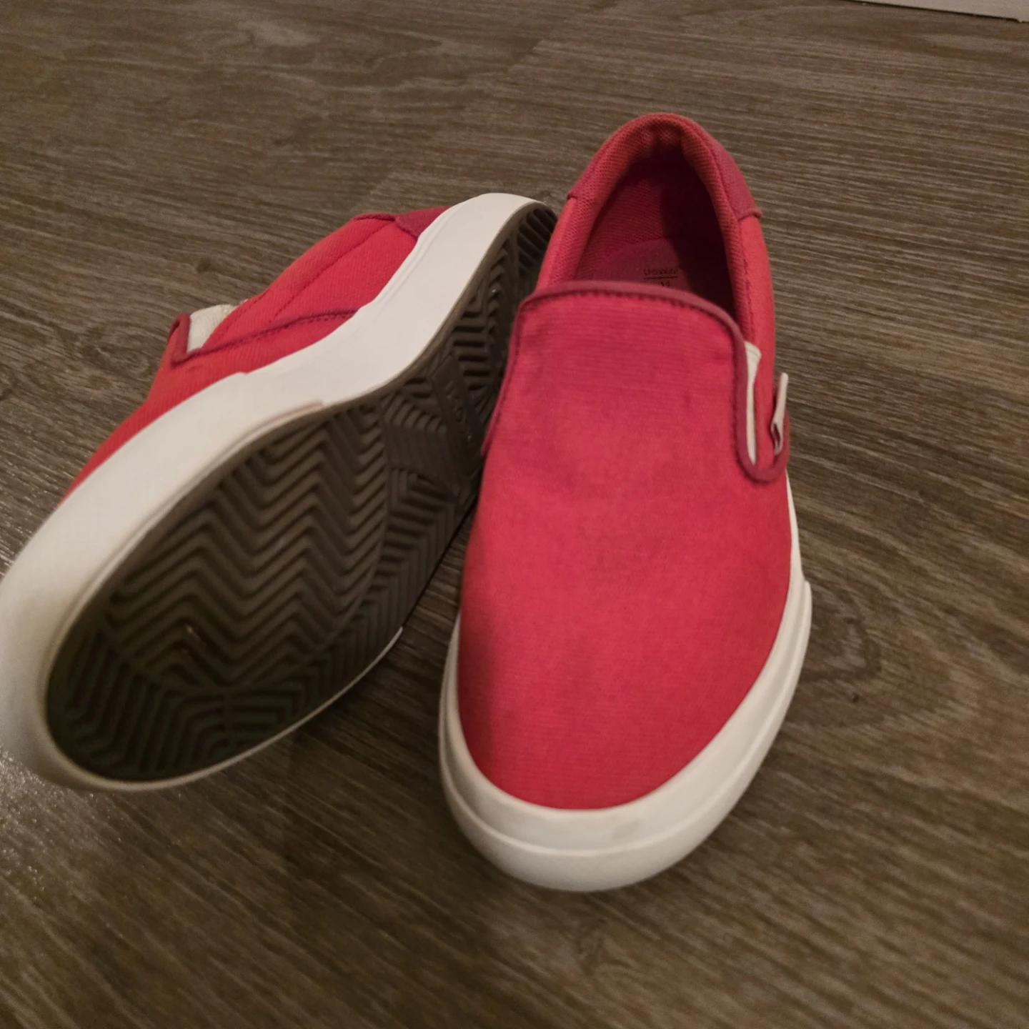 Lacoste Red Slip-On Canvas Shoes - photo 3