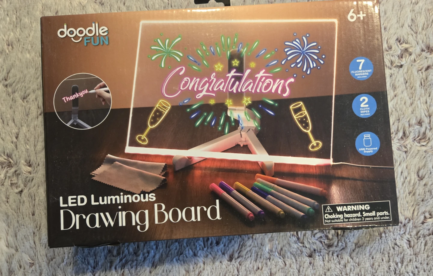 Doodle Fun LED Luminous Drawing Board
