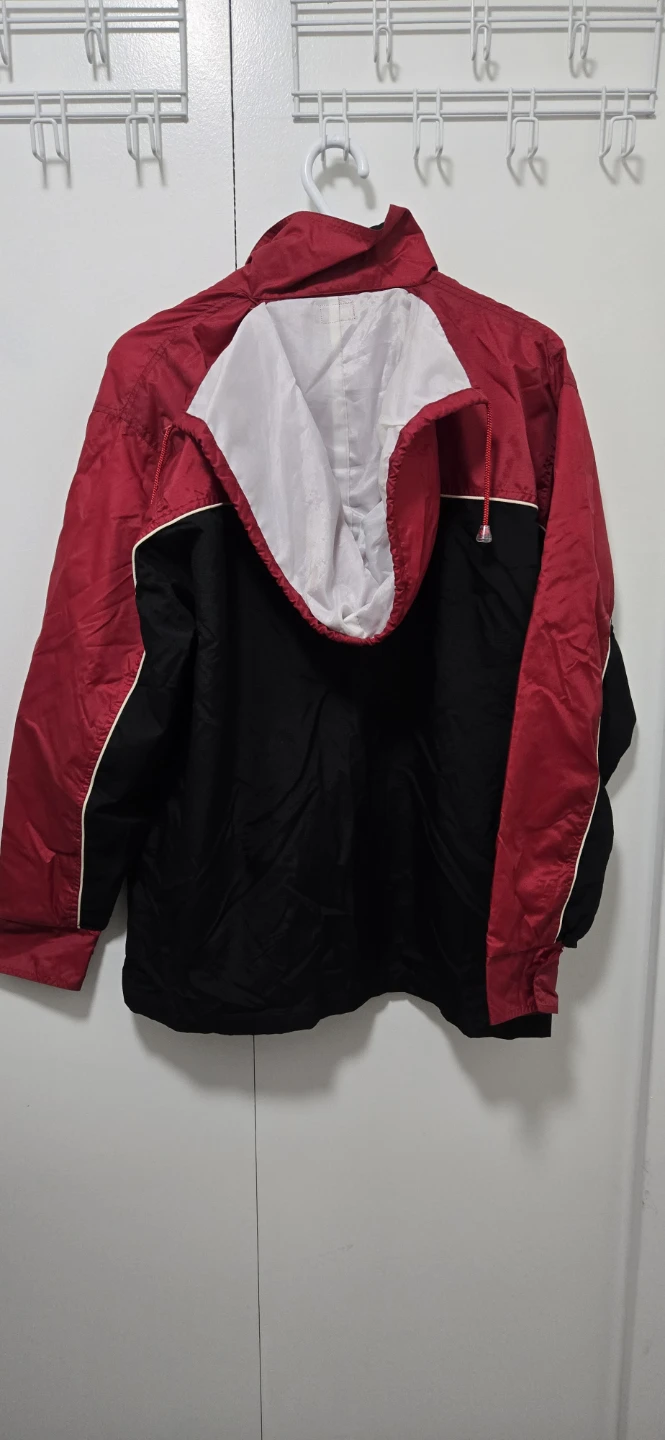 Red and Black Windbreaker Jacket - photo 2