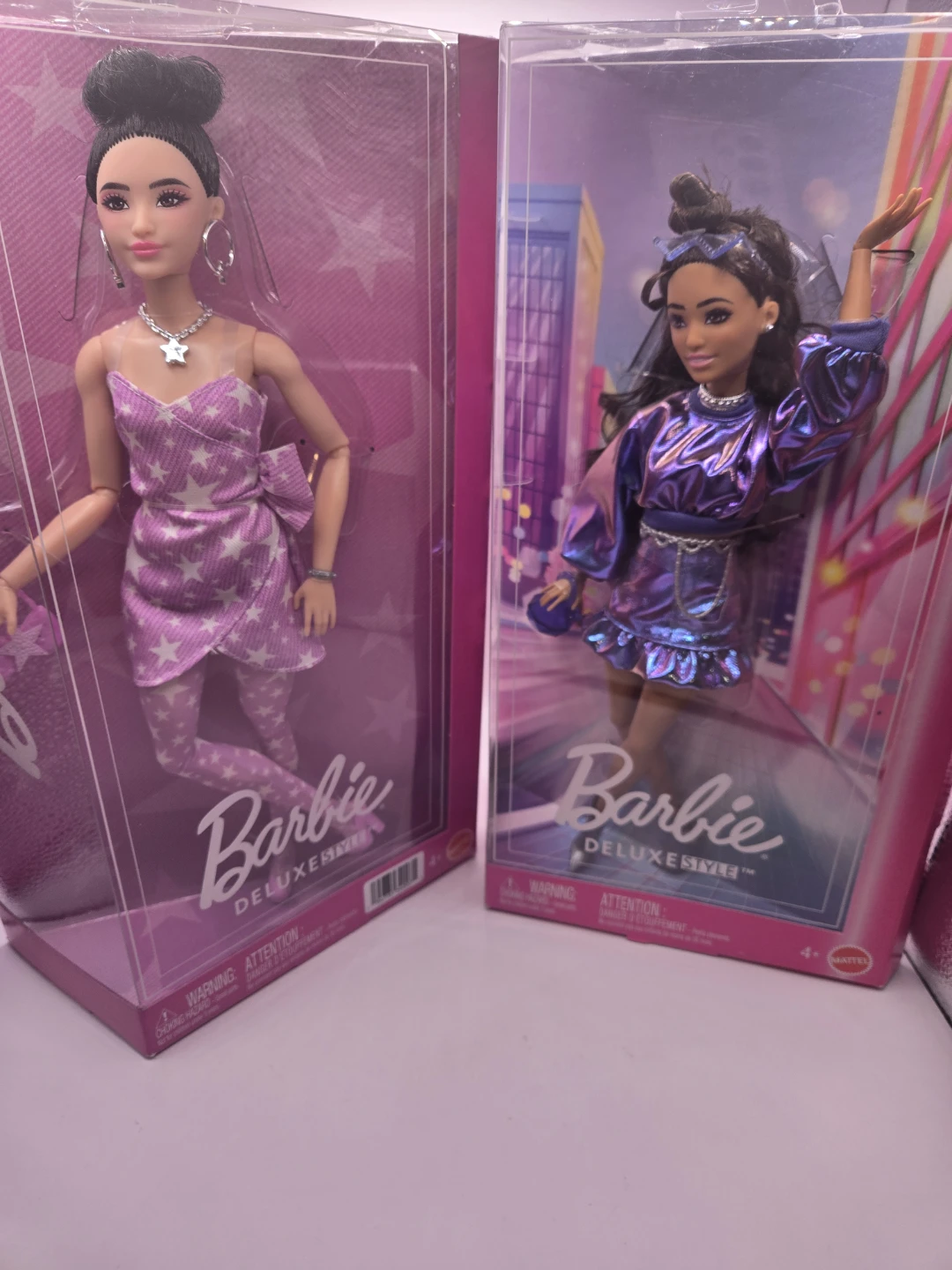 2 Barbie Deluxe Style Dolls Sealed Brand New