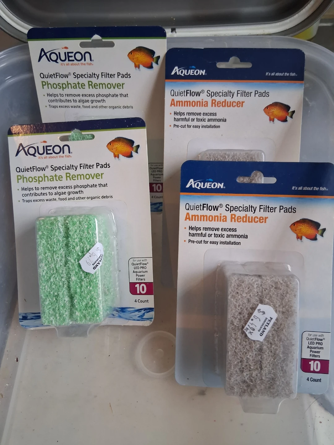 Aqueon QuietFlow Specialty Filter Pads (4-Pack)