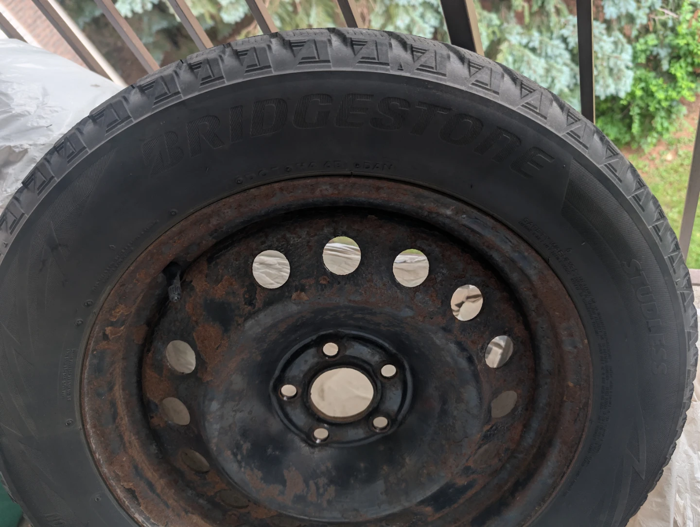 Bridgestone 235/55R17 Winter Tire - photo 3