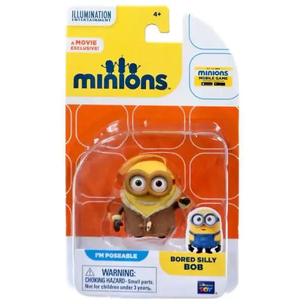 Minions Bored Silly Bob Poseable Figure