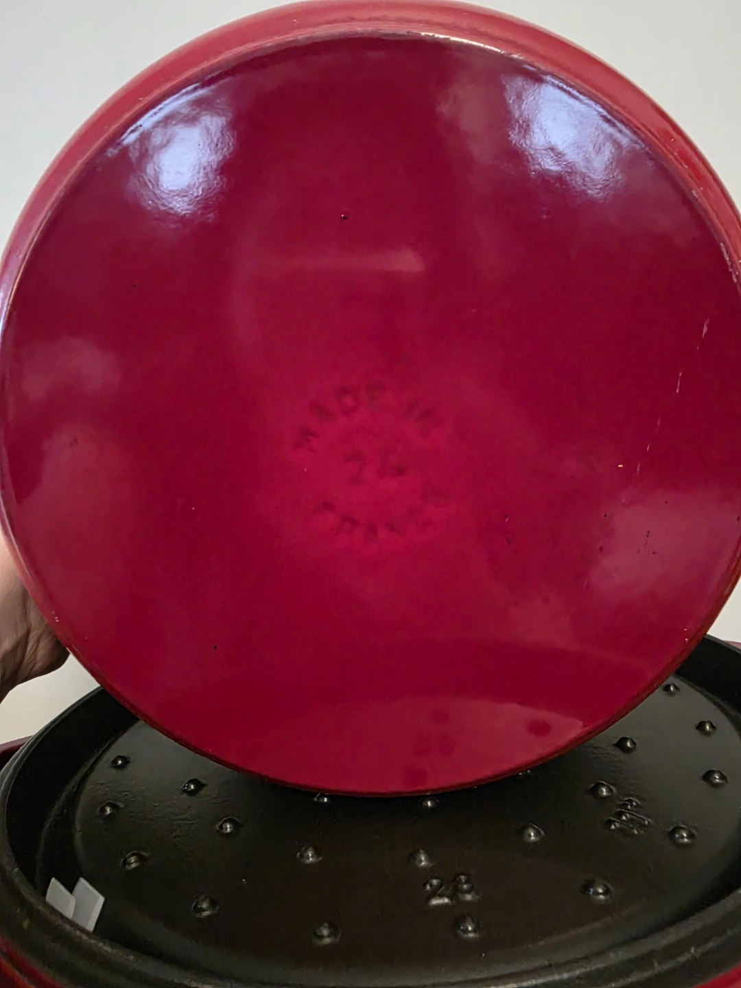 Staub La Cocotte 24cm 9.5" Red Cast Iron Dutch Oven - photo 5