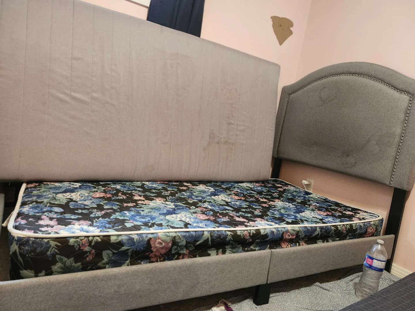 Used Floral Twin Mattress - photo 2