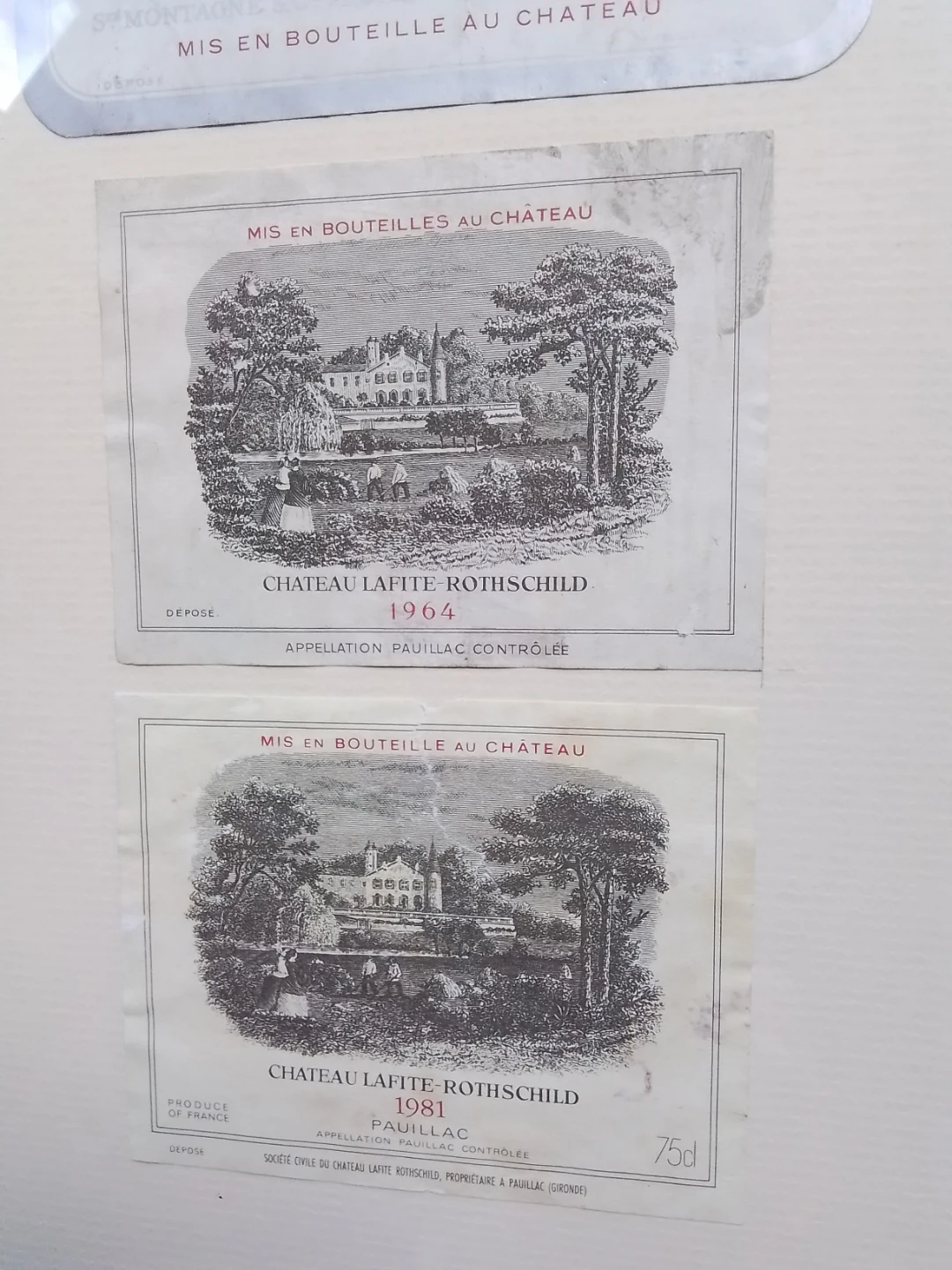 Rare Vintage Bordeaux Wine Labels (1964–1985) - photo 4