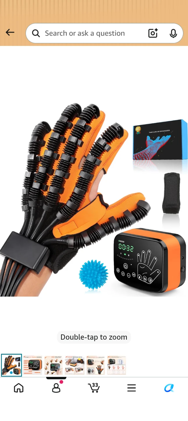 Rehabilitation Robot Hand Glove 🏈