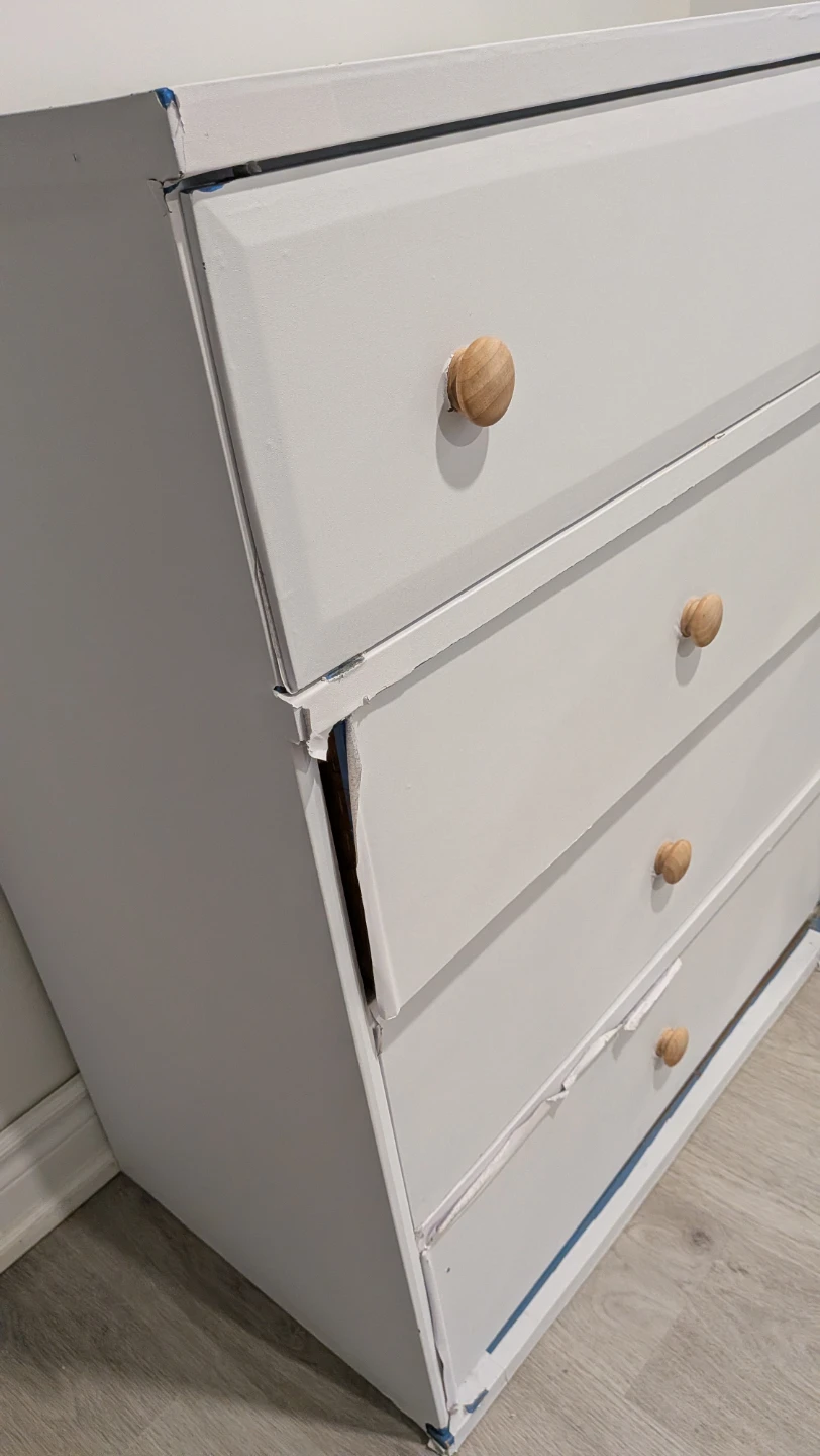 White Four-Drawer Dresser - photo 3