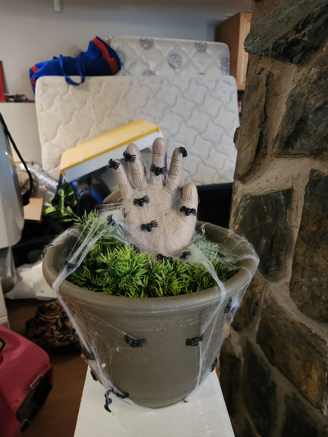Halloween Hand in Planter Decoration