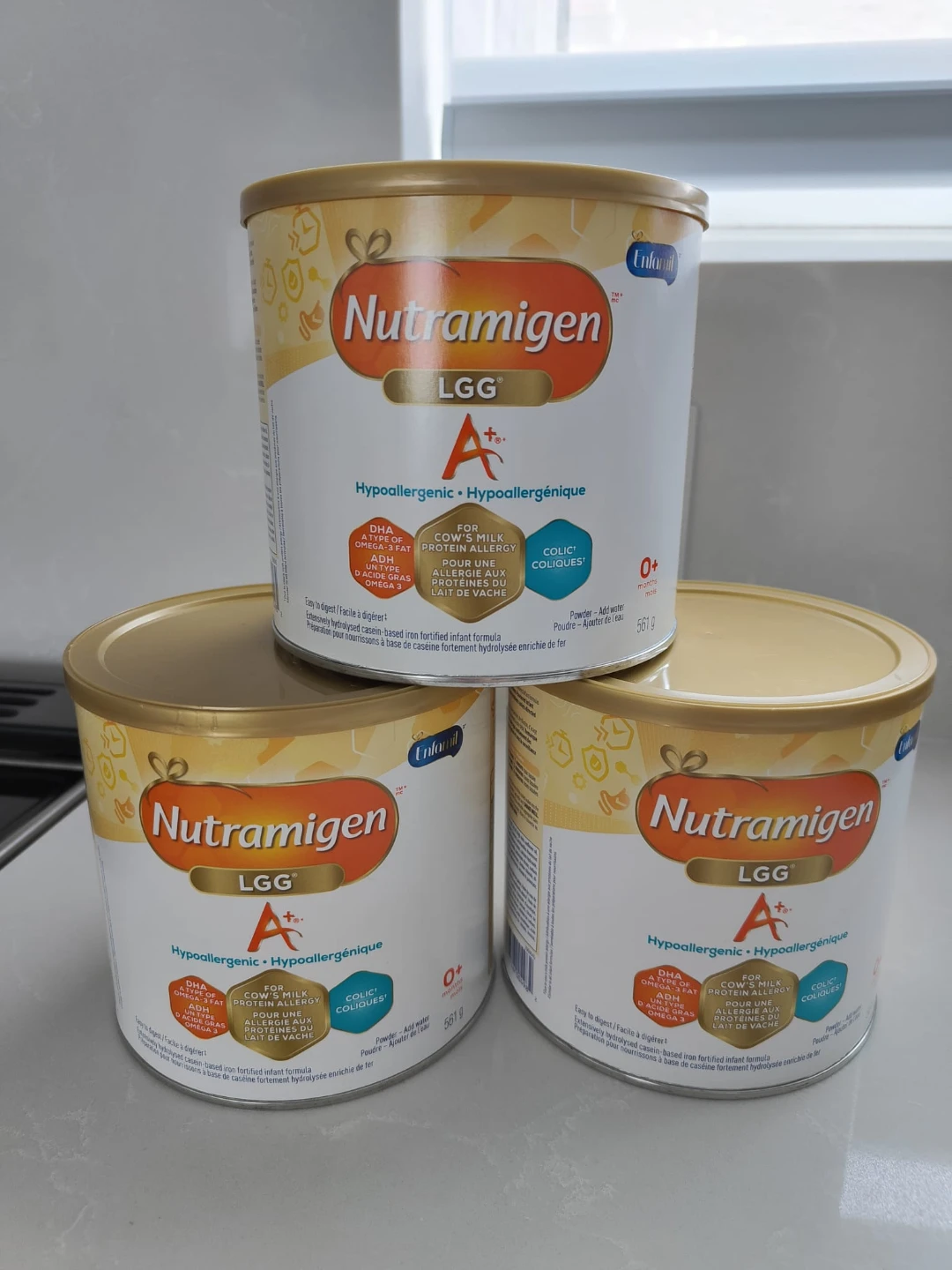 3 Tins of Enfamil Nutramigen LGG Infant Formula