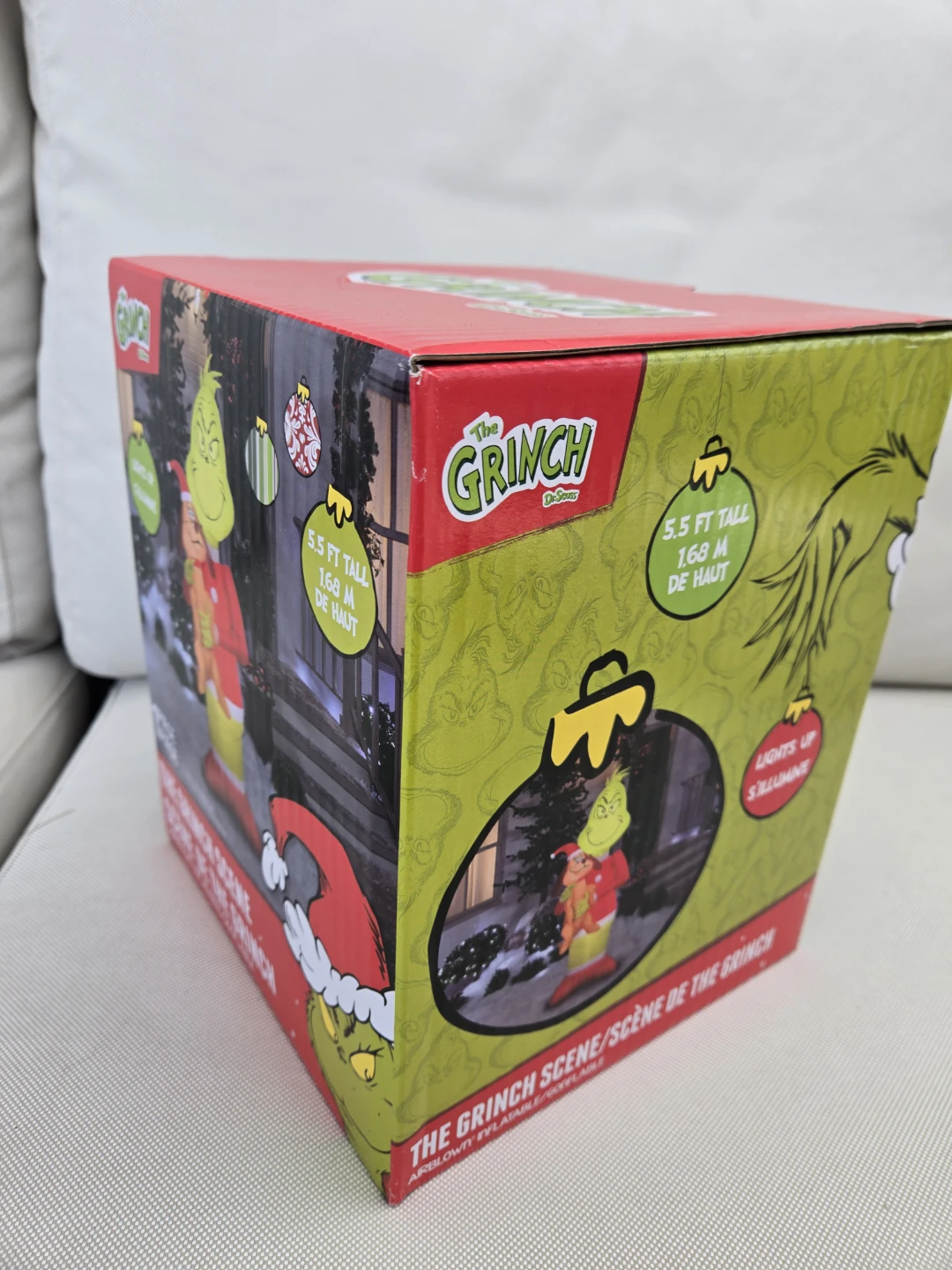 Brand new Christmas inflatable the grinch 5.5ft tall - photo 2