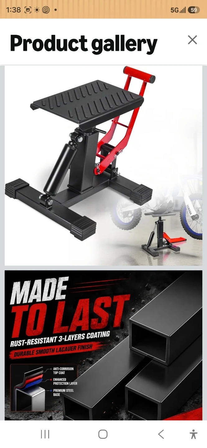Motoroff Powersports Hydraulic Dirt Bike Stand