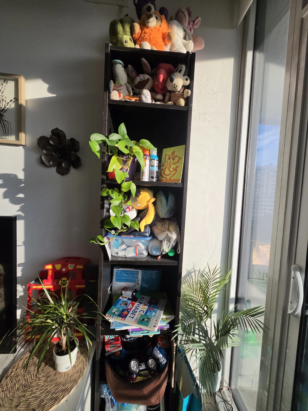 Ikea brown book shelf