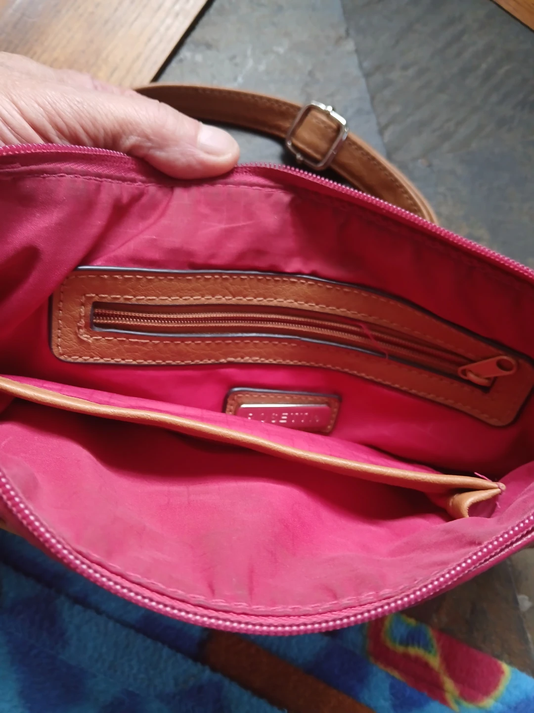 Rosetti Pink and Tan Crossbody Bag - photo 3