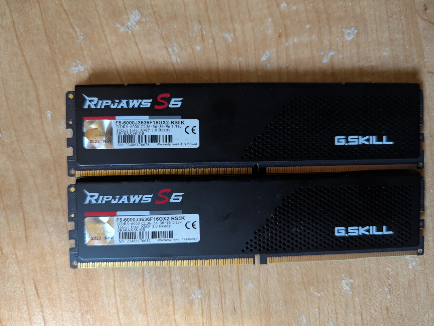 G.SKILL Ripjaws 32GB DDR5-6000 RAM 2x16 - photo 2