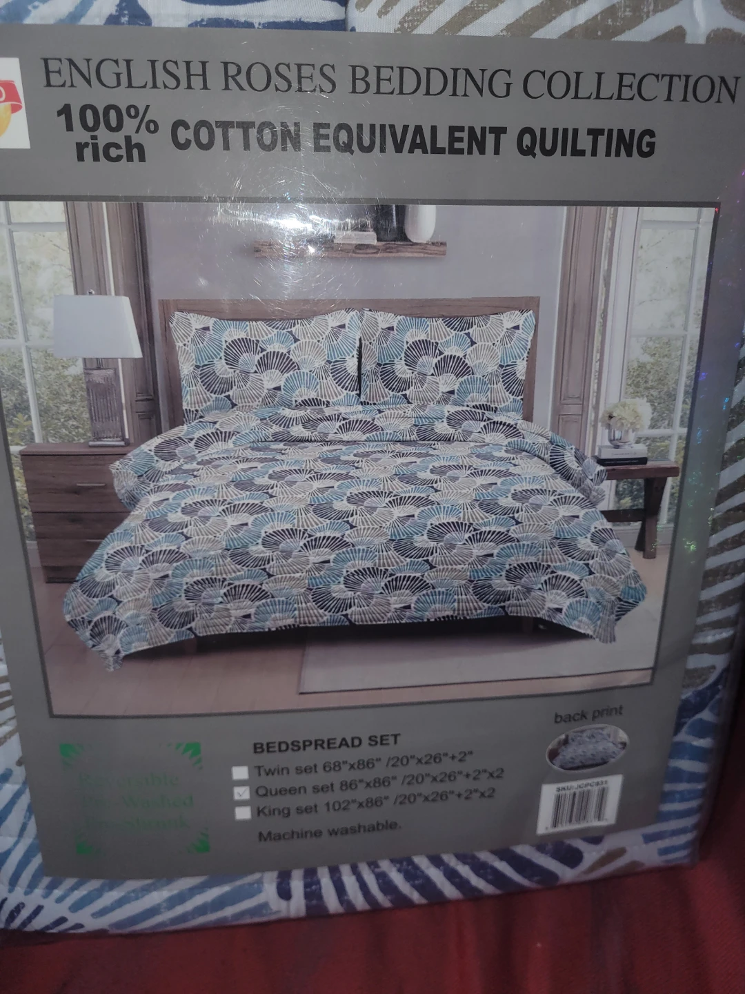 Chic Home English Roses Queen Bedspread Set - photo 2