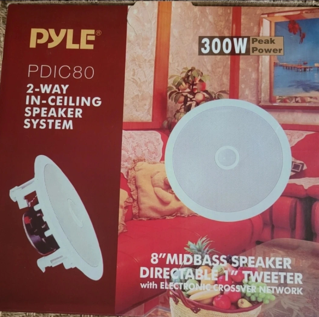 Pyle PDIC80 2-Way In-Ceiling Speaker System - photo 2