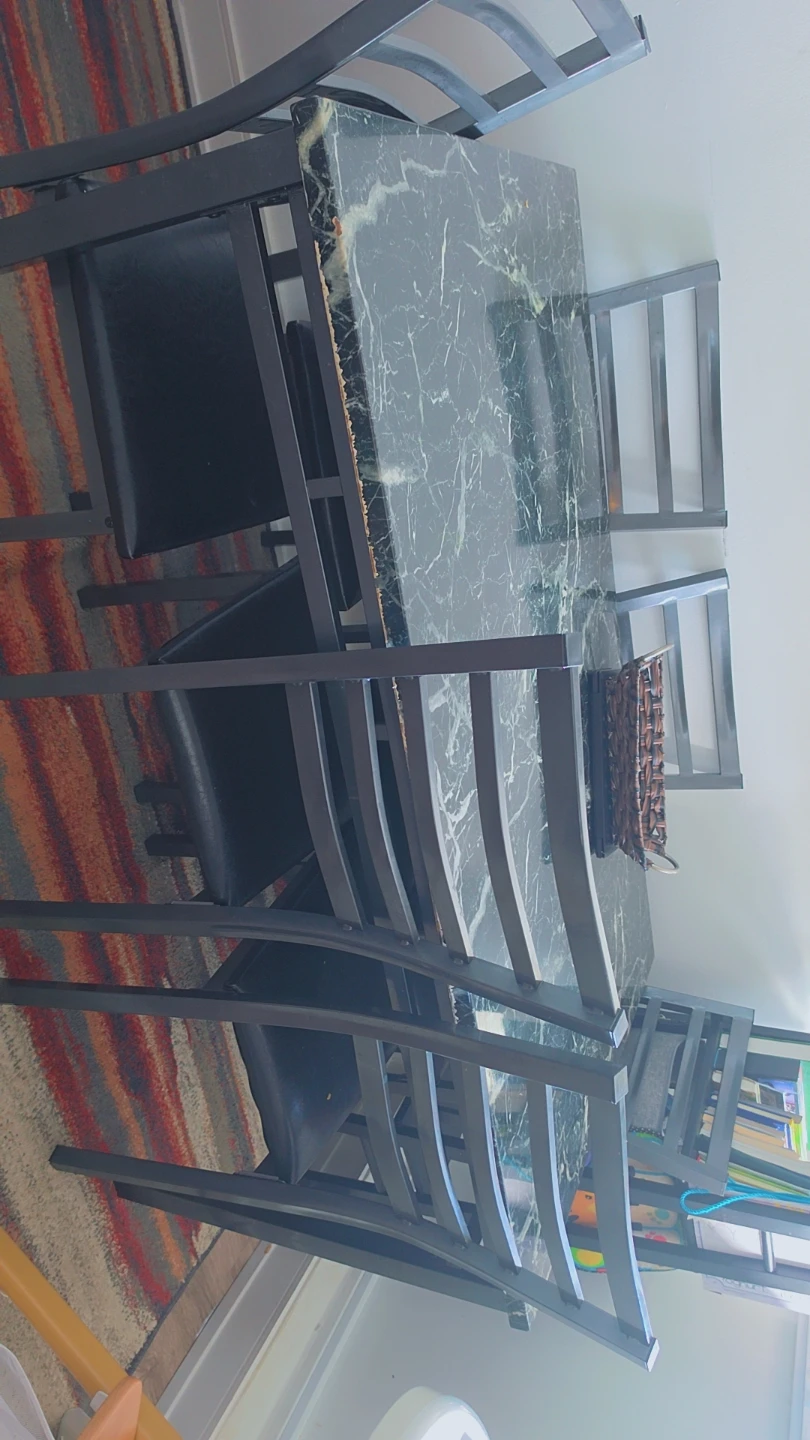 Dining Table Set with 4 Chairs