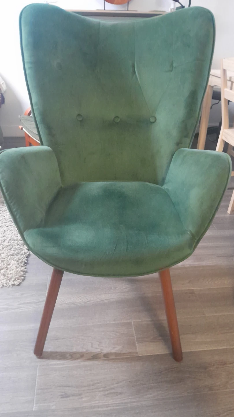 Green Velvet Accent Chair