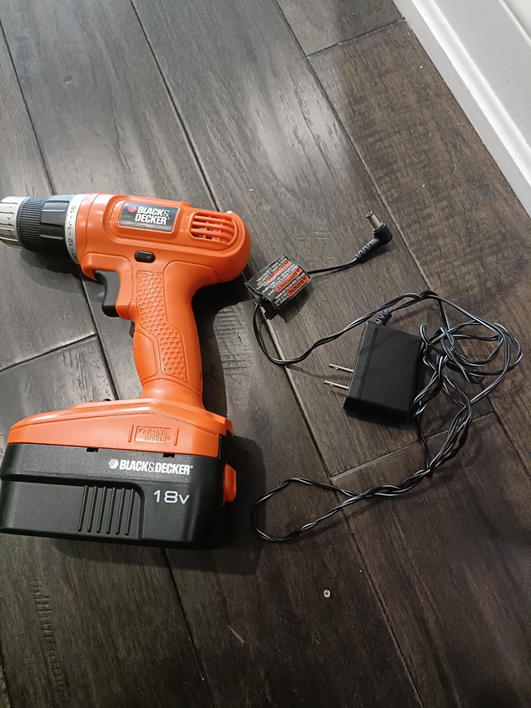 Black & Decker 18V Cordless Drill