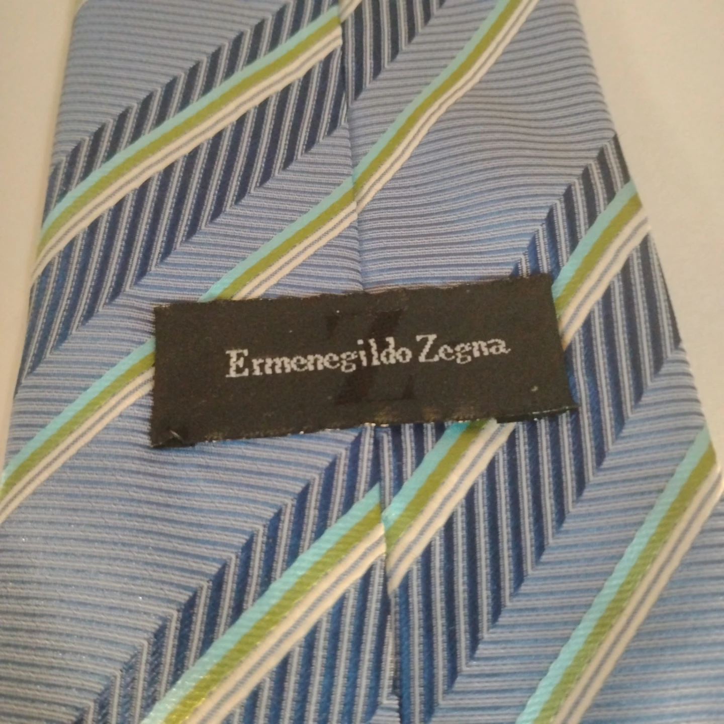 Ermenegildo Zegna Striped Silk Tie - photo 3