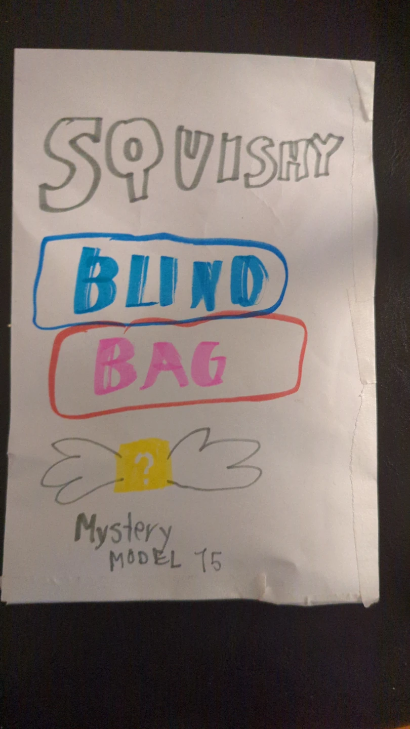 Handmade Squishy Blind Bag Mystery Model 75