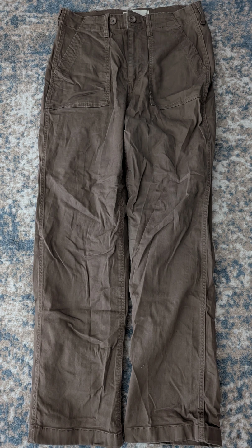 Olive utility pants
