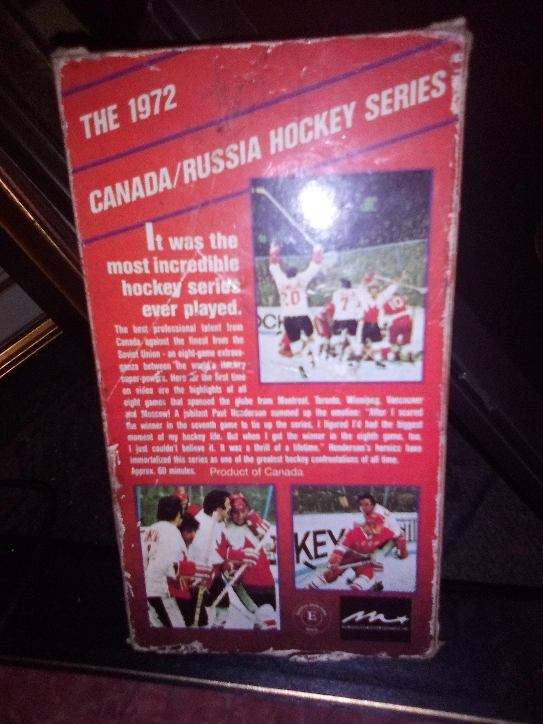 The 1972 Canada/Russia Hockey Series VHS - photo 2