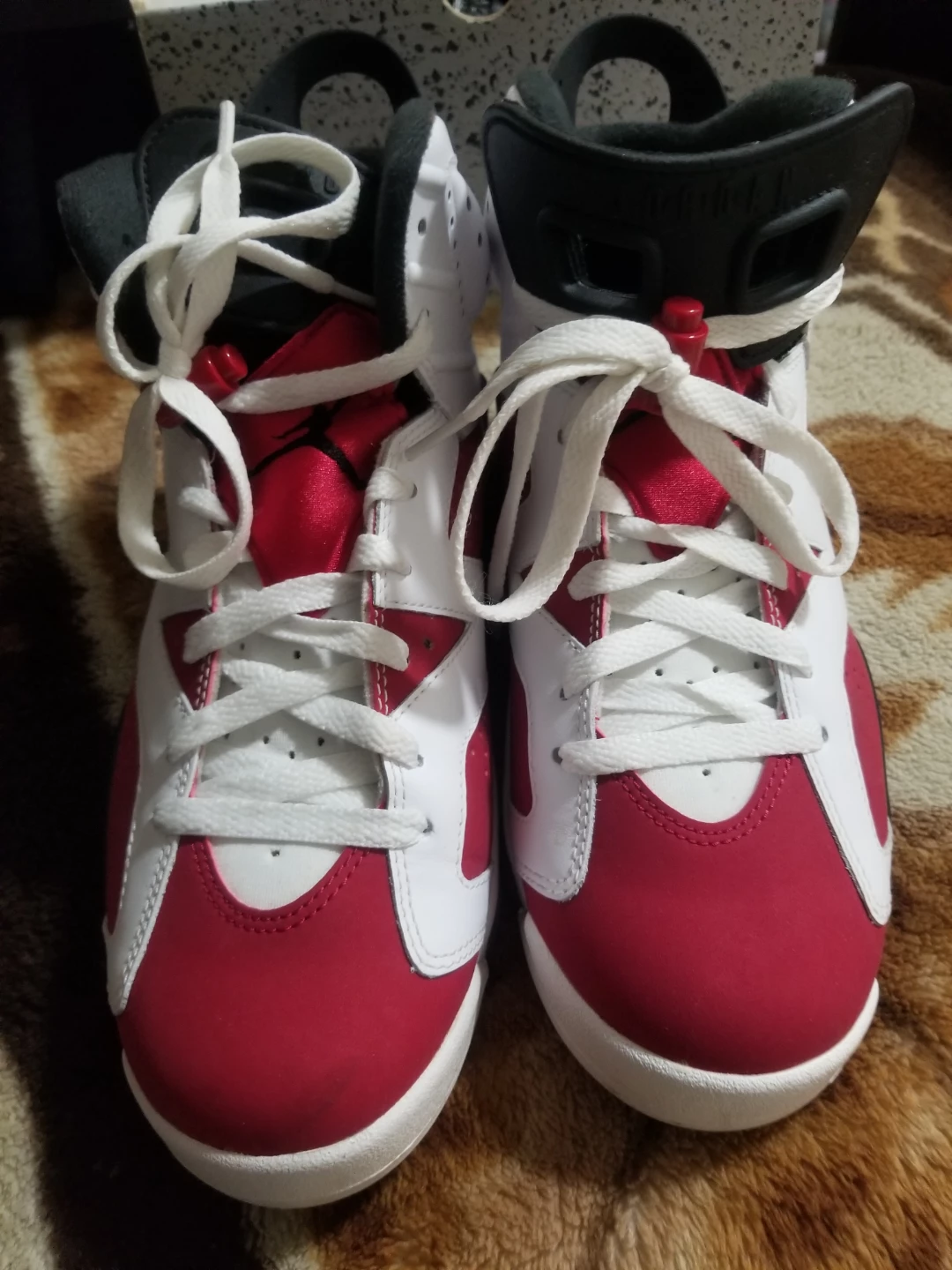 Air Jordan 6 Carmine Sneakers - photo 2