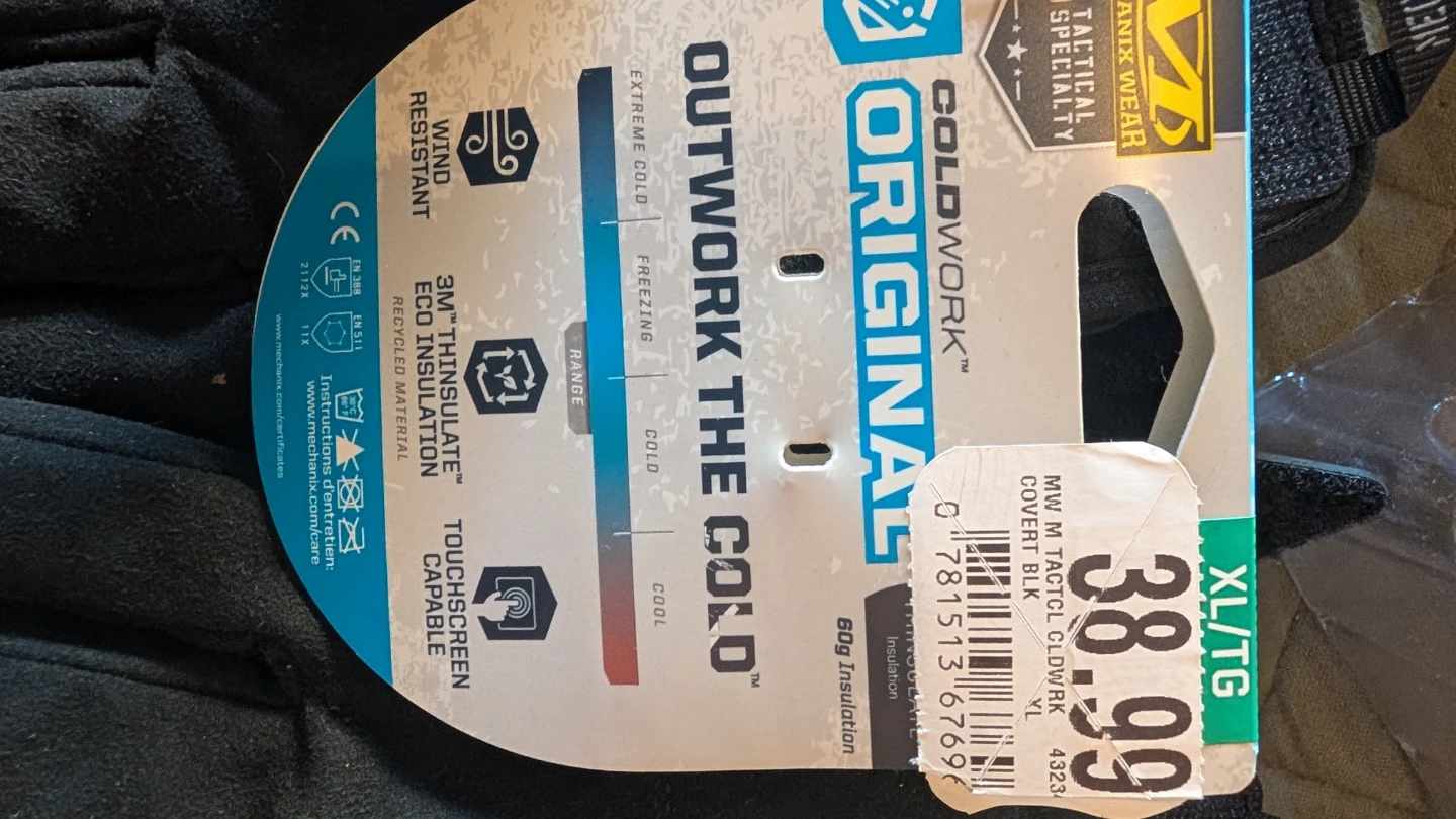 Mechanix Wear Coldwork gloves XL brand new - $20 - photo 3