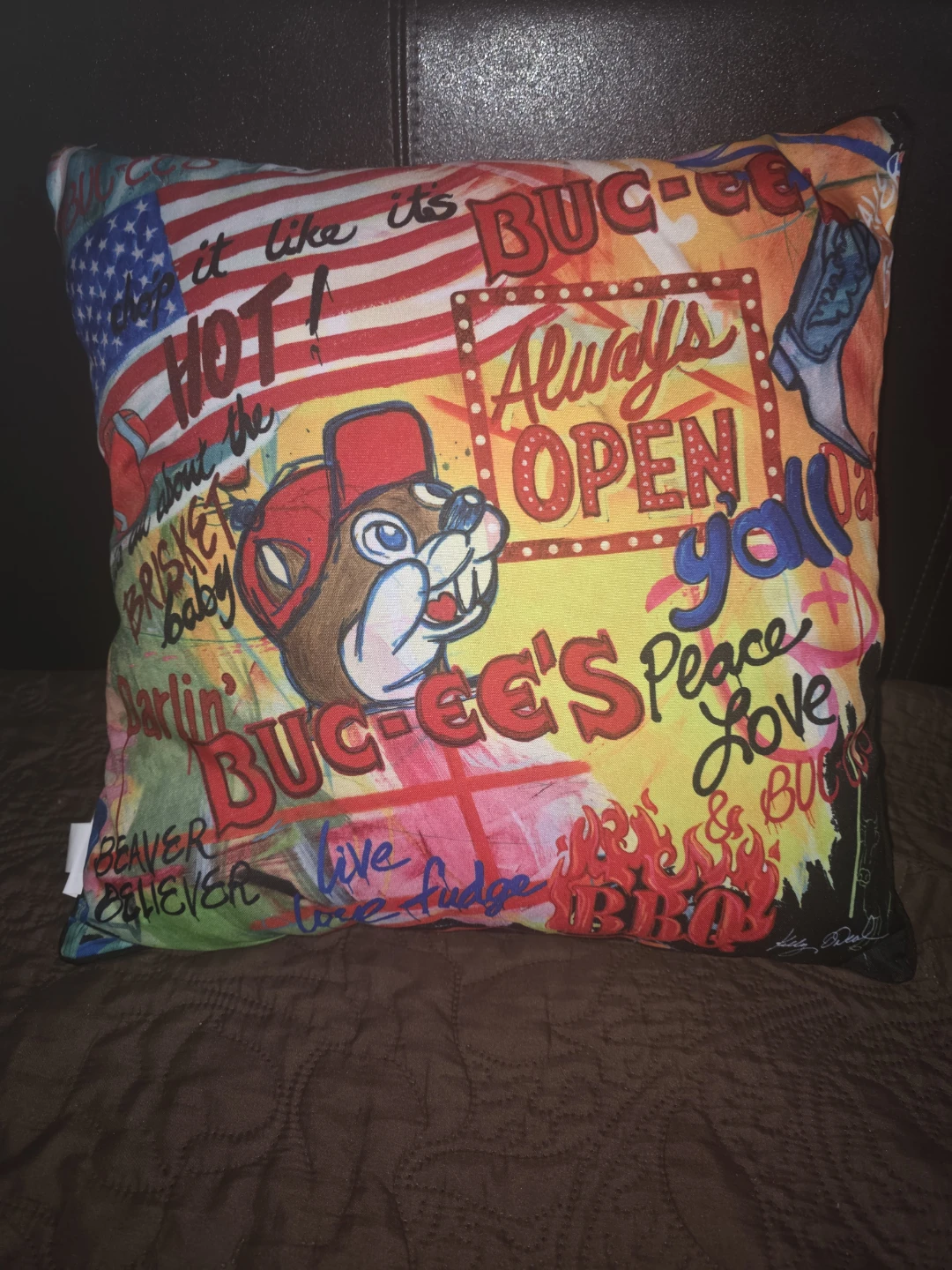 Buc-ee's Decorative Pillows