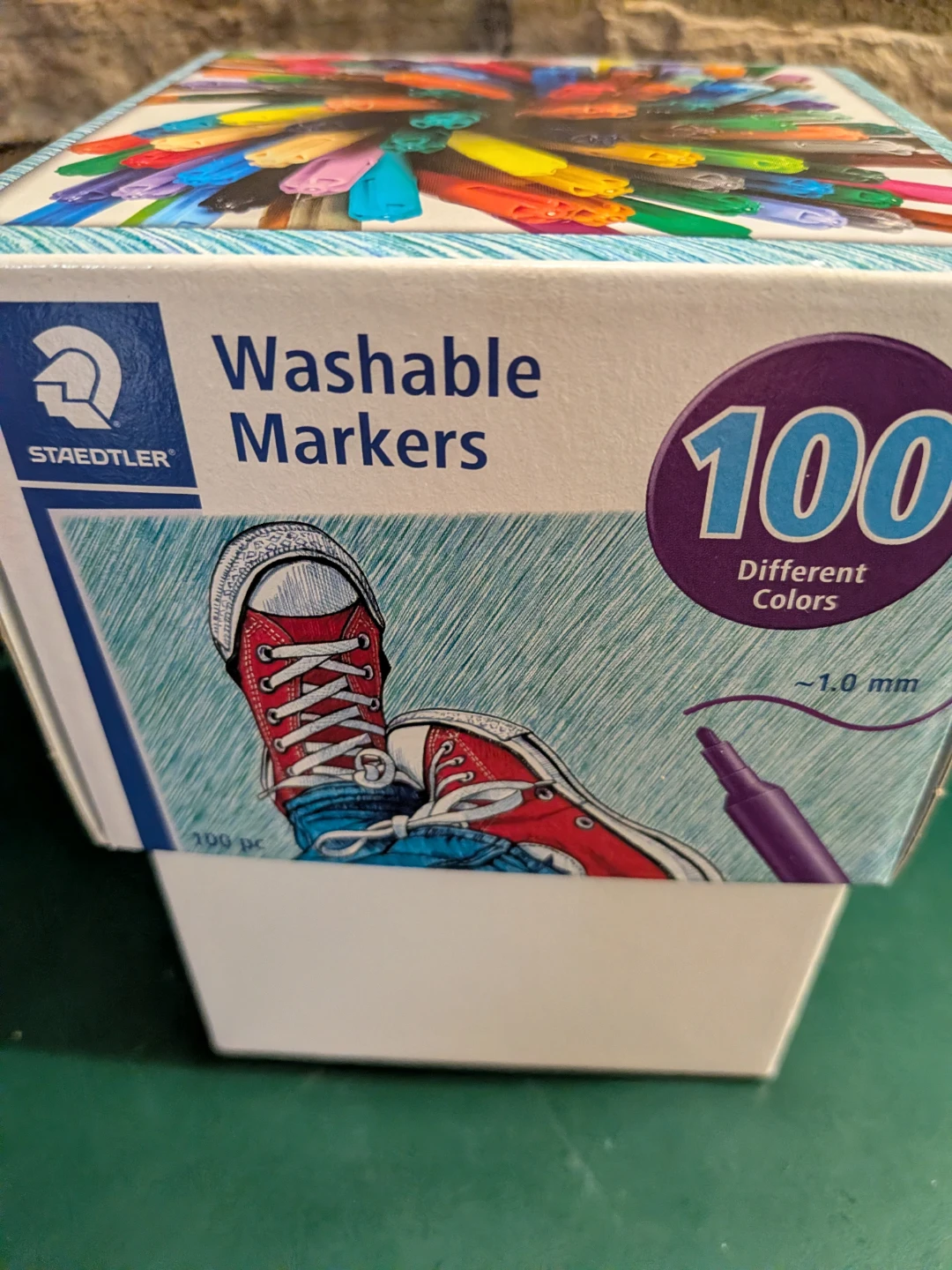 100 Pieces Staedtler Washable Markers. $10 - photo 3