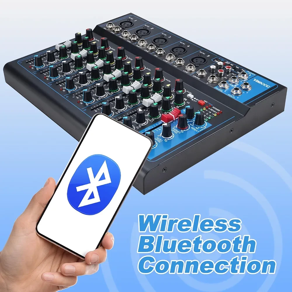 Yaeccc 7-Channel Audio Mixer - photo 4