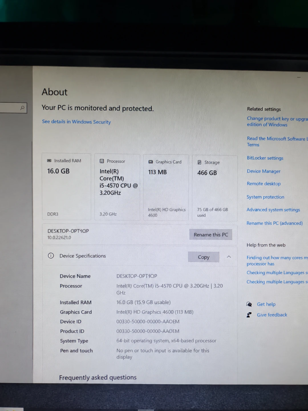 Lenovo ThinkCentre i5-4570 Desktop PC - photo 4